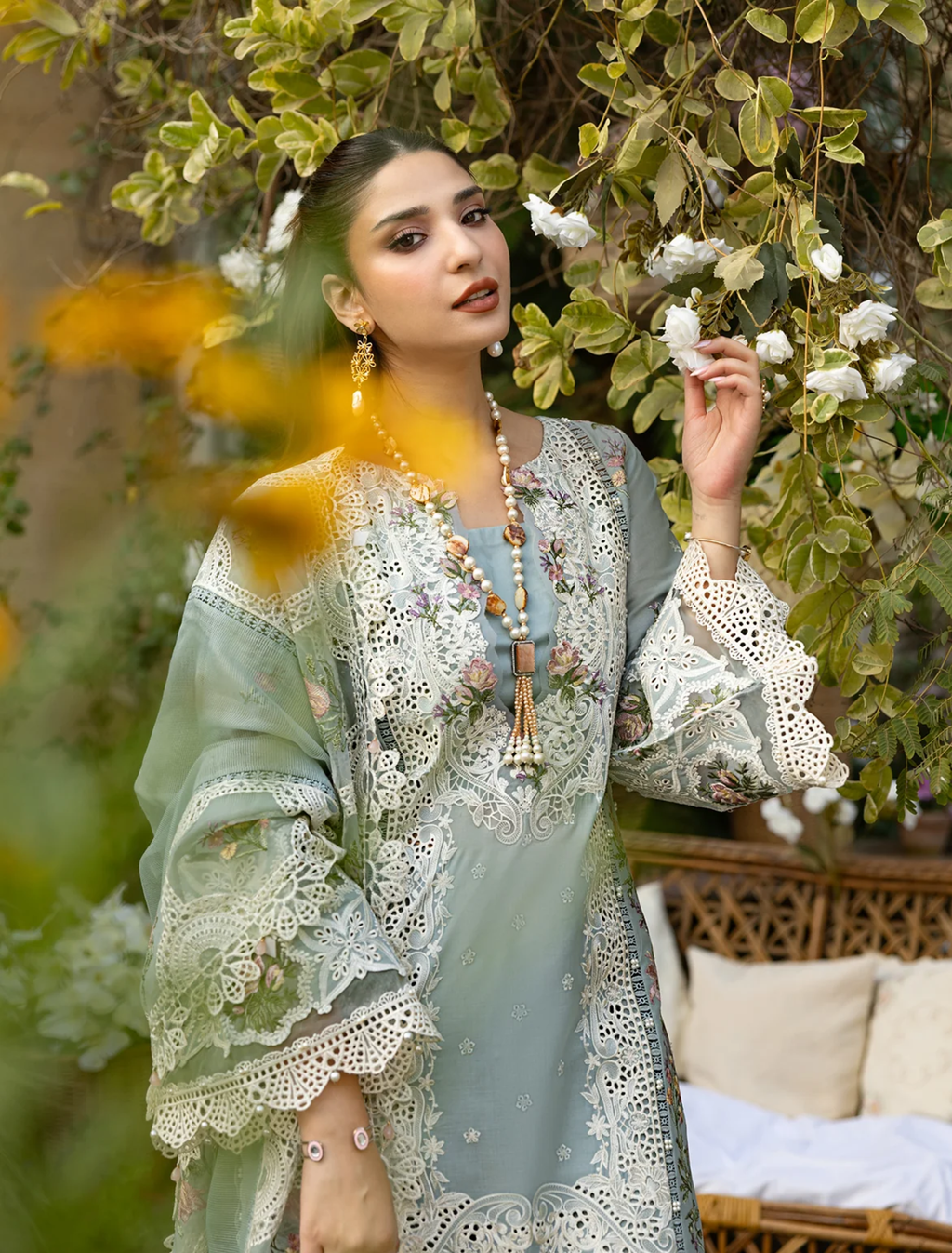 Luxury Everyday Viscose Ready to Wear Suit : Code : 1419
