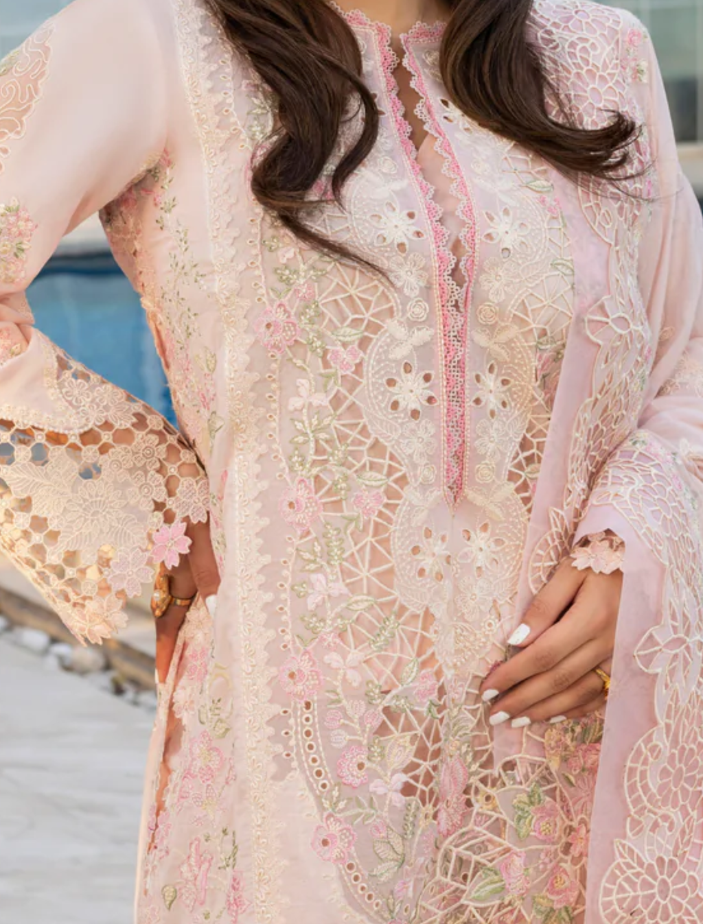 Royal Collection Viscose Ready to Wear 3-Piece Dress : Code : 1530