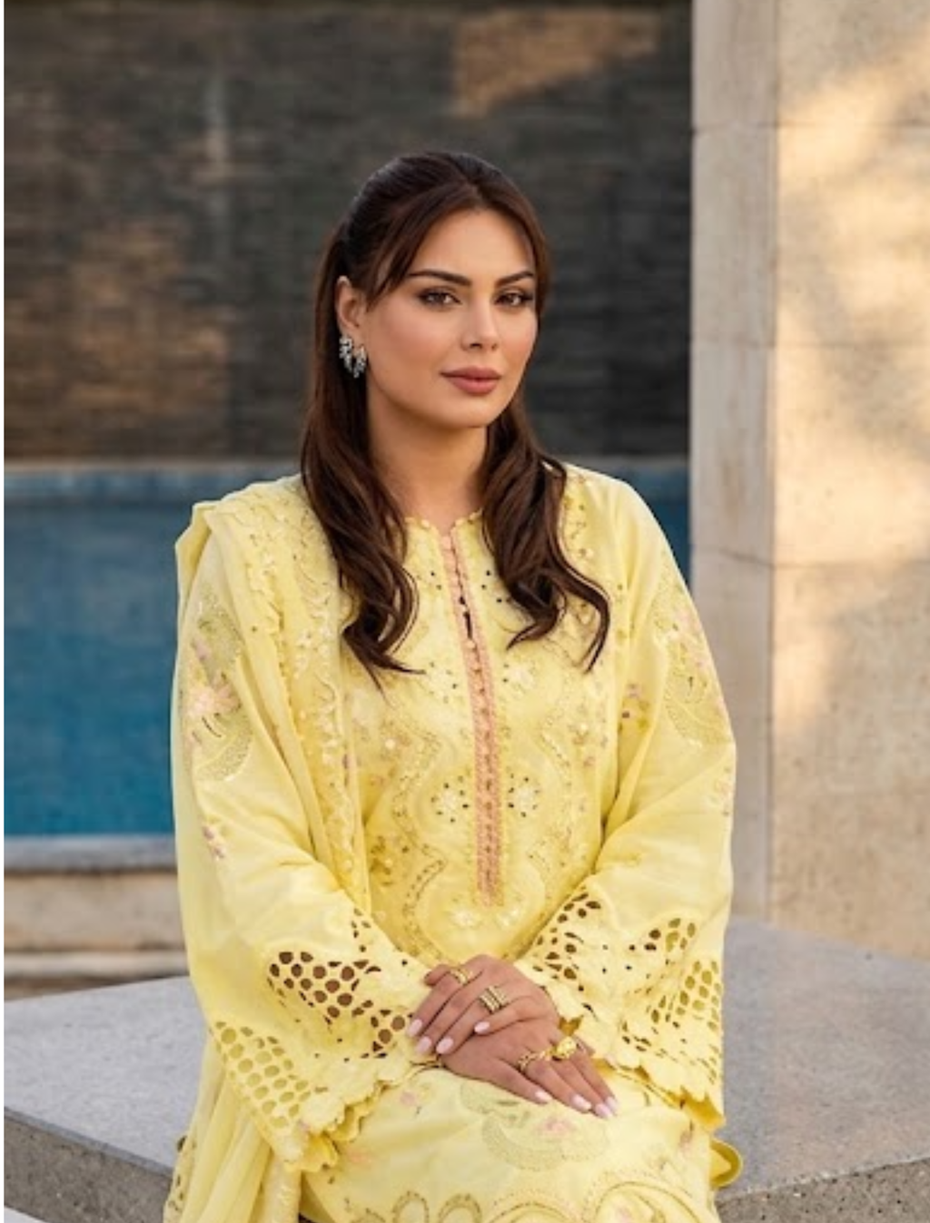 Royal Collection Viscose Ready to Wear 3-Piece Dress : Code : 1530