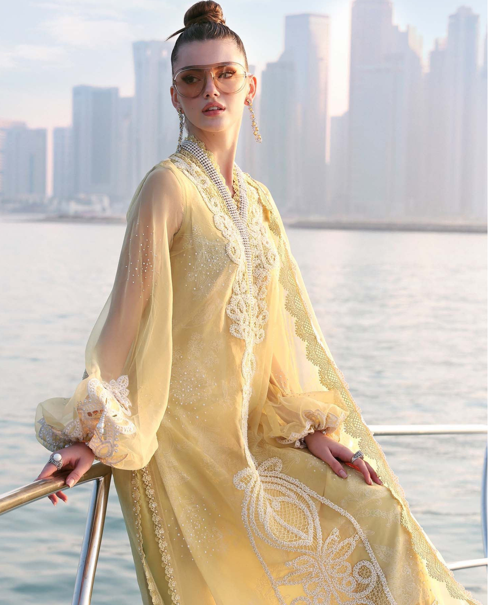Elite Lawn 3 Piece Suit for Women – Luxury Traditional Wear