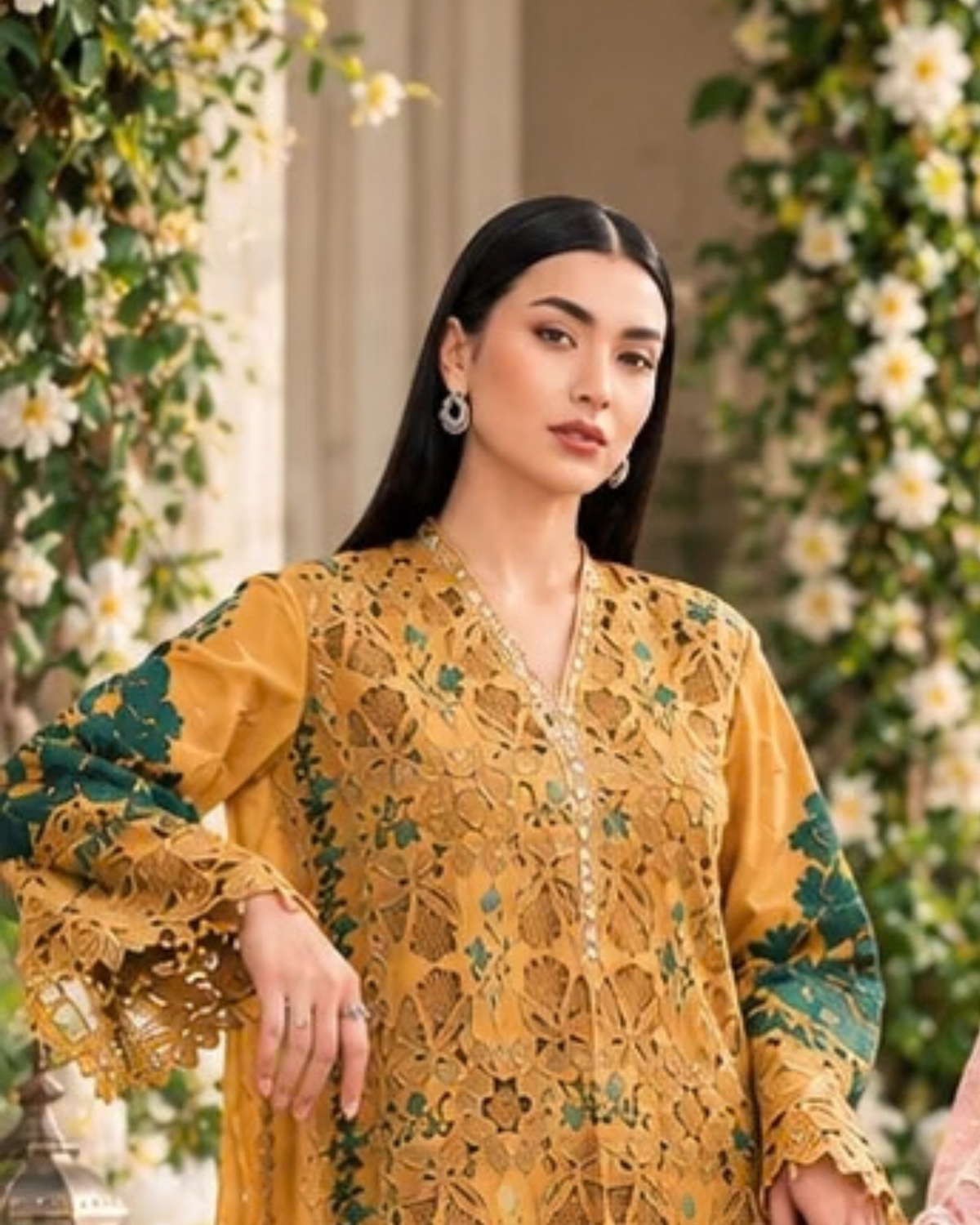 Luxury Classic Embroidered Viscose Suit