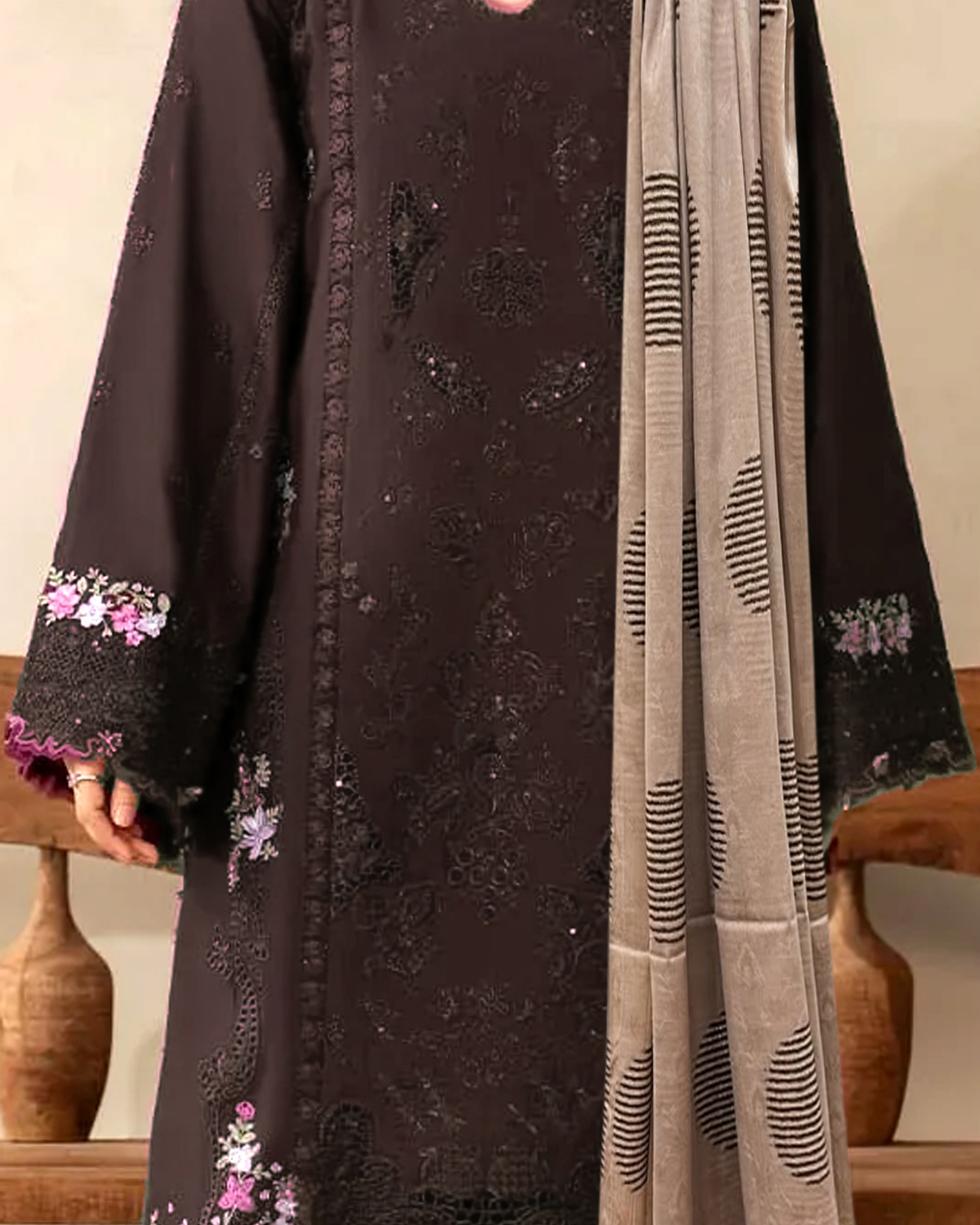 Dhanak Winter Collection With Dhanak Shawl