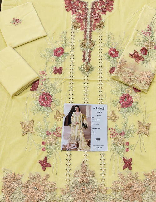 Classic Premium Viscose Embroidered Suit